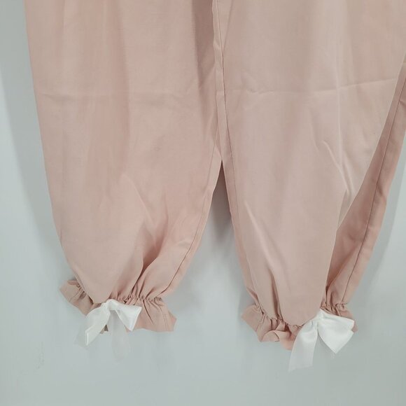 Romwe womens large cat print elastic waist polyester bow hem details casual - Picture 9 of 10